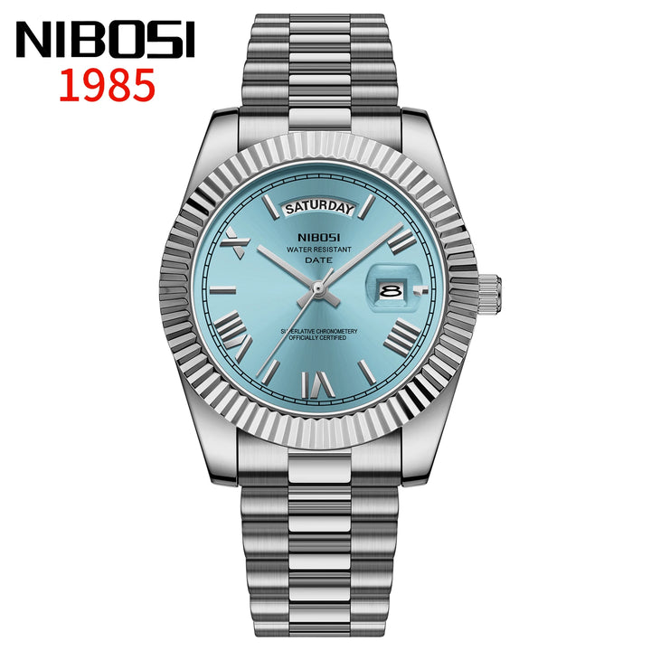 NIBOSI Brand Original Stainless Steel Quartz Watches