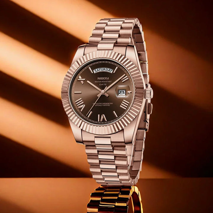 NIBOSI Brand Original Stainless Steel Quartz Watches