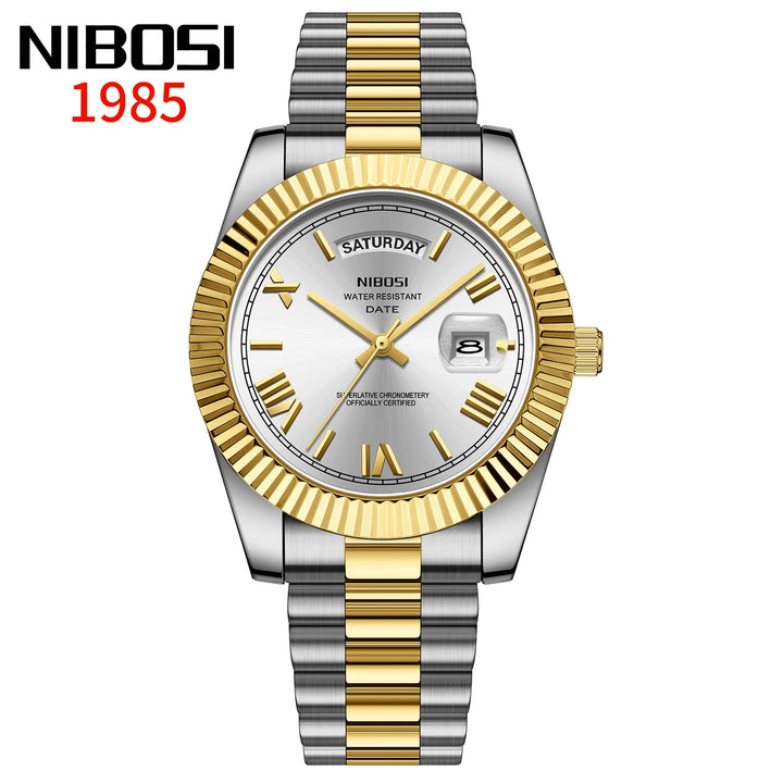 NIBOSI Brand Original Stainless Steel Quartz Watches
