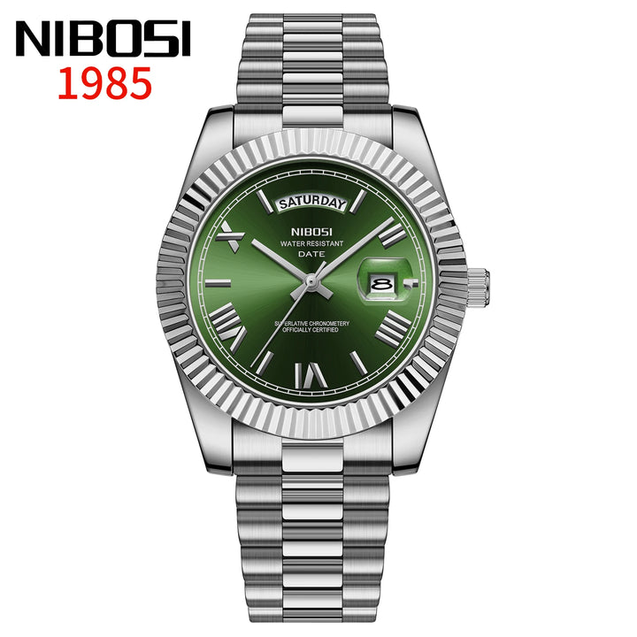 NIBOSI Brand Original Stainless Steel Quartz Watches