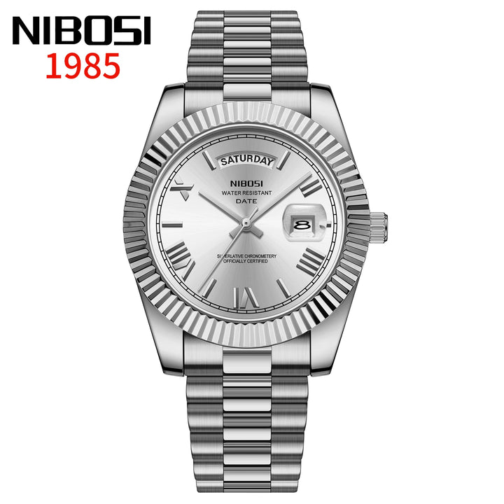 NIBOSI Brand Original Stainless Steel Quartz Watches