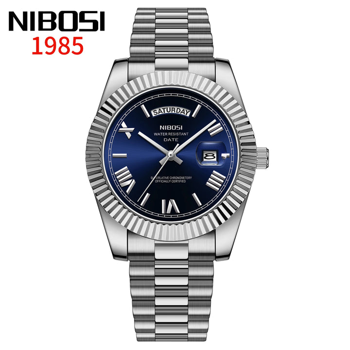 NIBOSI Brand Original Stainless Steel Quartz Watches