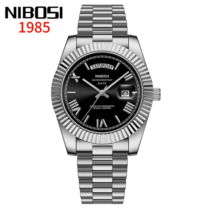NIBOSI Brand Original Stainless Steel Quartz Watches