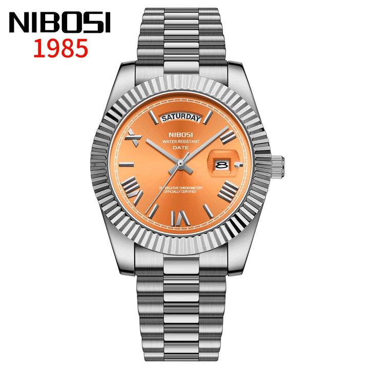 NIBOSI Brand Original Stainless Steel Quartz Watches