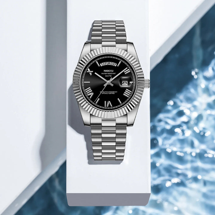 NIBOSI Brand Original Stainless Steel Quartz Watches