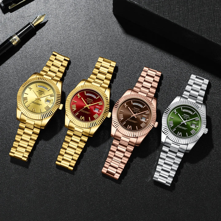 NIBOSI Brand Original Stainless Steel Quartz Watches